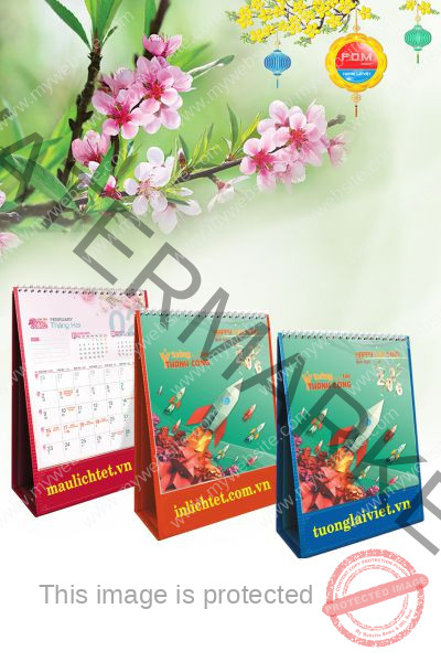 In Lịch để bàn đứng Ý Tưởng Tạo Thành Công